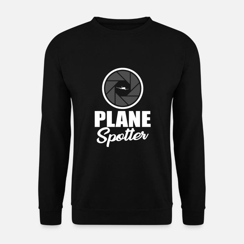 Planespotter Gift - Unisex Sweatshirt - black