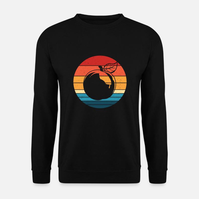 Pfirsich - Unisex Pullover - Schwarz