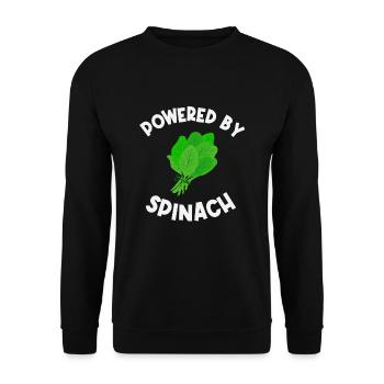 Spinach Gift - Unisex Sweatshirt - black - Front - Alina (178cm) & Michal (187cm)