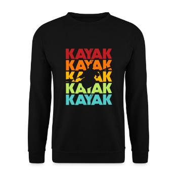 Kajak - Unisex Pullover - Schwarz - Vorne - Alina (178cm) & Michal (187cm)