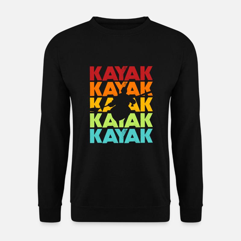 Kajak - Unisex Pullover - Schwarz