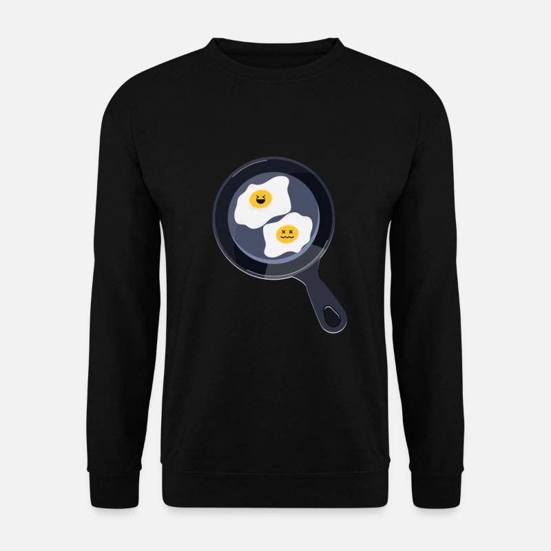 Fried eggs - Unisex Sweatshirt - black