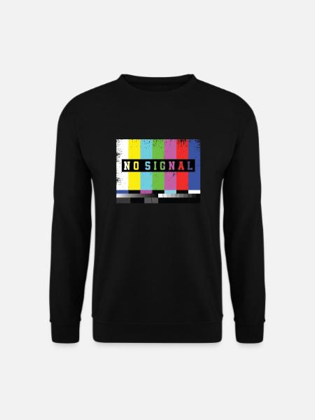 Test image No signal TV - Unisex Sweatshirt - black