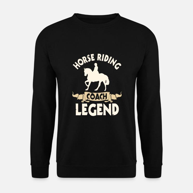 Reitlehrer Legende - Unisex Pullover - Schwarz