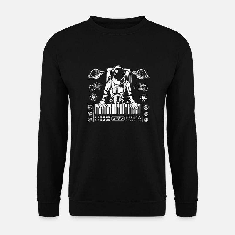 Synthesizer Astronaut - Unisex Sweatshirt - black