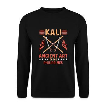 Kali Cadeau Eskrima - Sweat-shirt Unisexe - noir - Devant - Alina (178cm) & Michal (187cm)