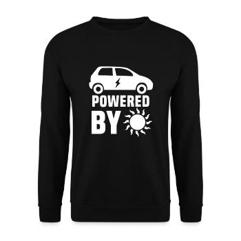 Voiture électrique - Sweat-shirt Unisexe - noir - Devant - Alina (178cm) & Michal (187cm)