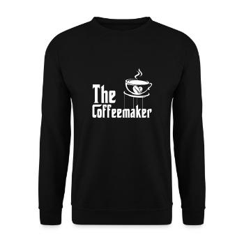 Barista Coffee Maker - Unisex Sweatshirt - black - Front - Alina (178cm) & Michal (187cm)