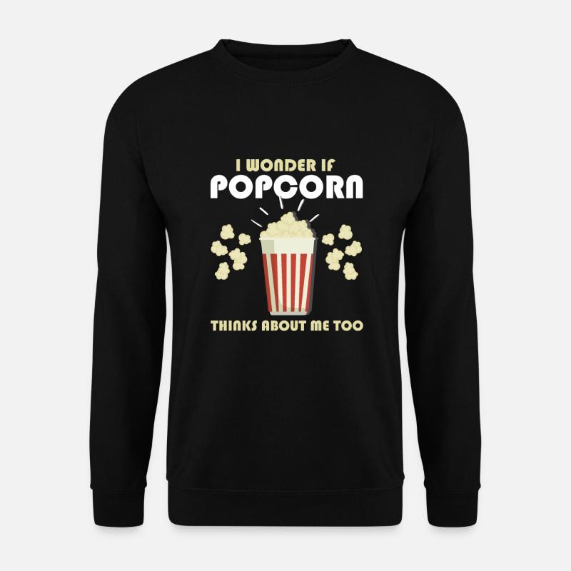 Popcorn Geschenk - Unisex Pullover - Schwarz