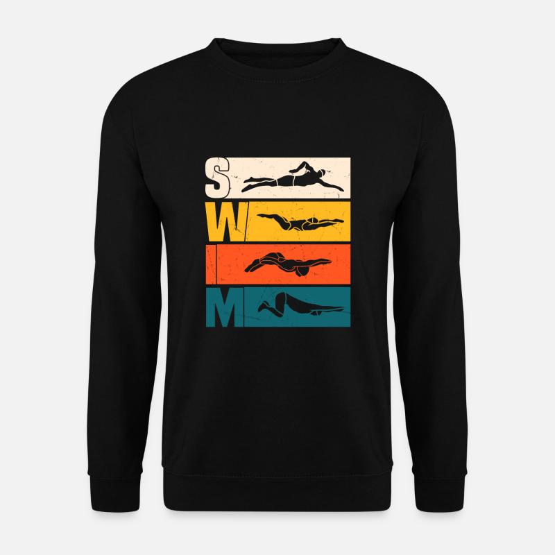 Swim - Unisex Sweatshirt - black