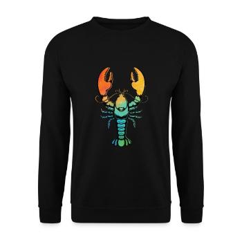 Crayfish - Unisex Sweatshirt - black - Front - Alina (178cm) & Michal (187cm)
