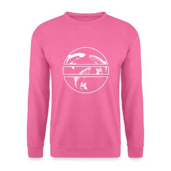 Lachs - Unisex Pullover - Pink - Vorne
