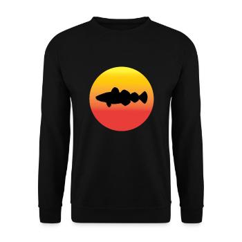 Cod Retro - Unisex Sweatshirt - black - Front - Alina (178cm) & Michal (187cm)