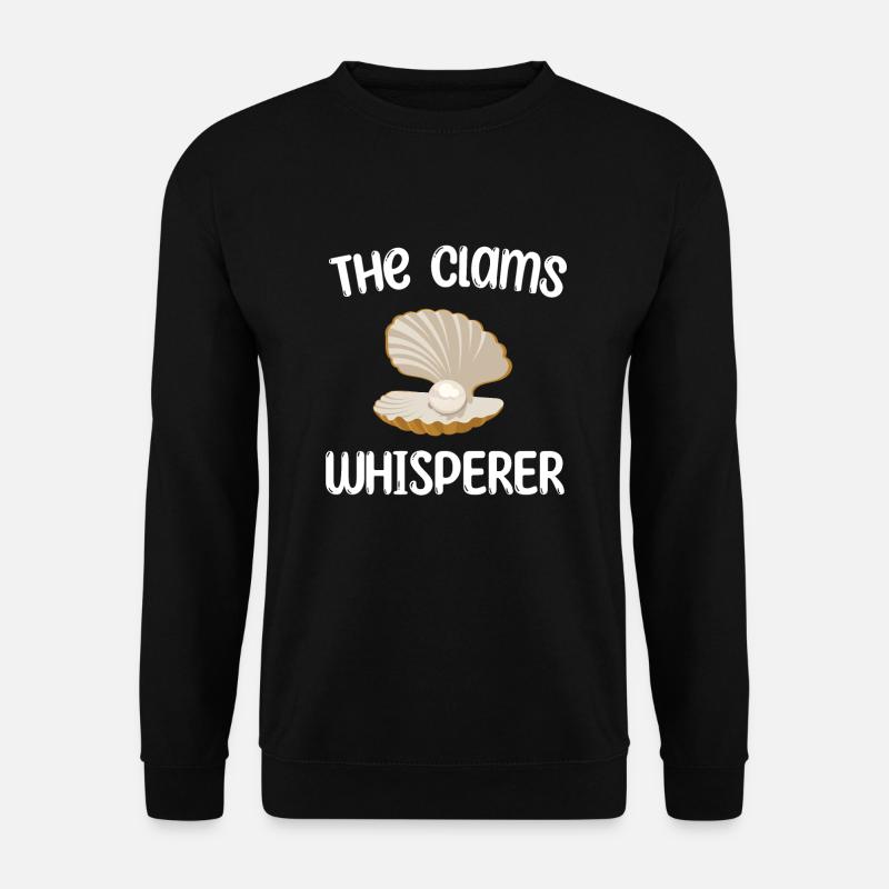 Muschel Flüsterer - Unisex Pullover - Schwarz