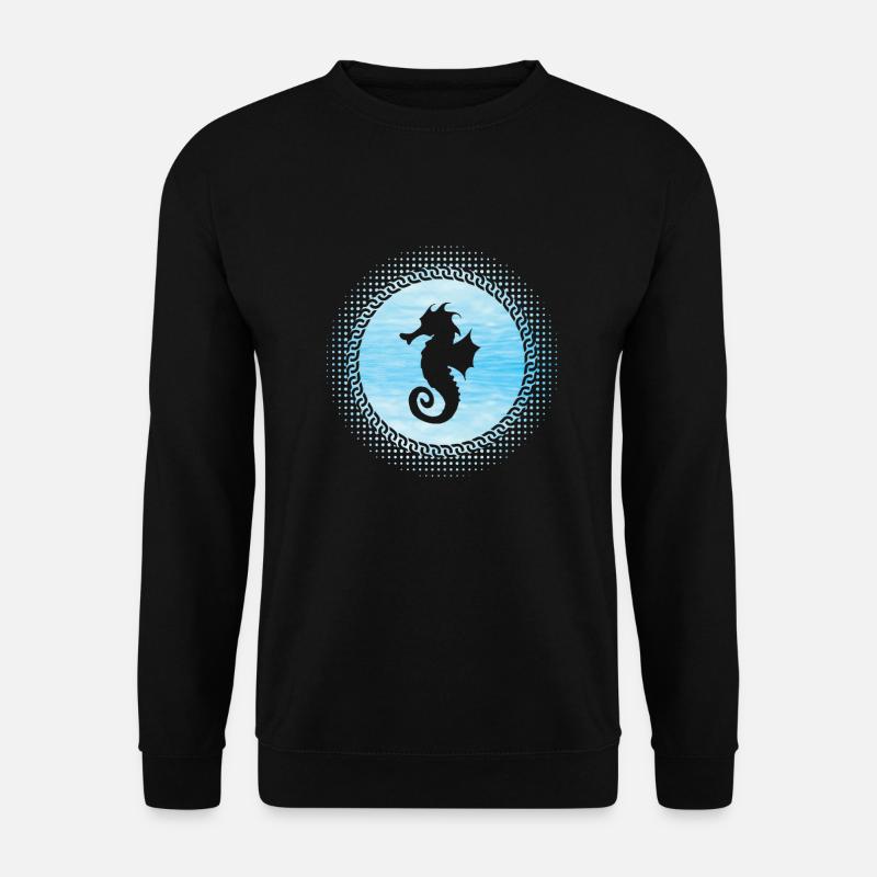 Seepferdchen - Unisex Pullover - Schwarz