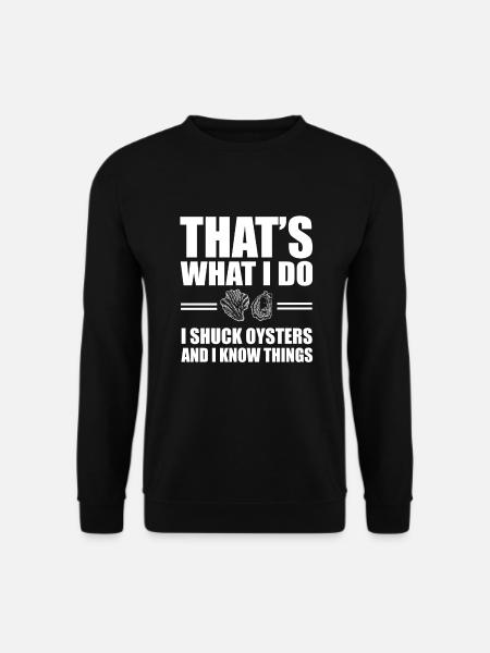 Oyster - Unisex Sweatshirt - black