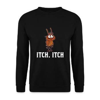 Flea Itch Itch - Unisex Sweatshirt - black - Front - Alina (178cm) & Michal (187cm)