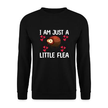 Flea Gift Children - Unisex Sweatshirt - black - Front - Alina (178cm) & Michal (187cm)