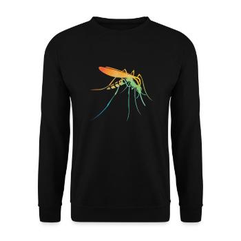 Mosquito - Unisex Sweatshirt - black - Front - Alina (178cm) & Michal (187cm)