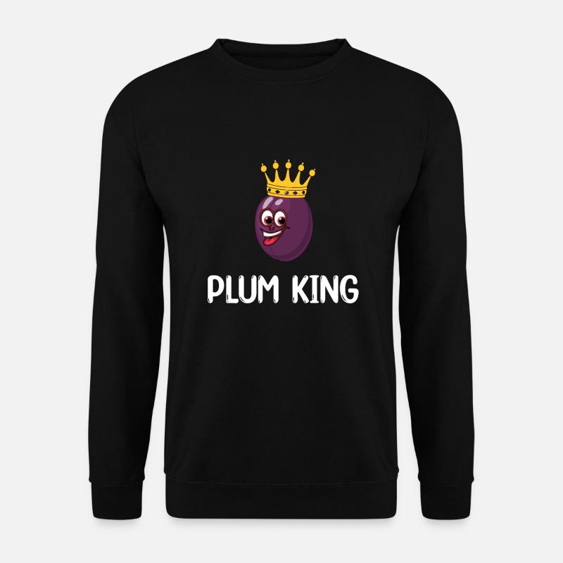Plum King - Unisex Sweatshirt - black