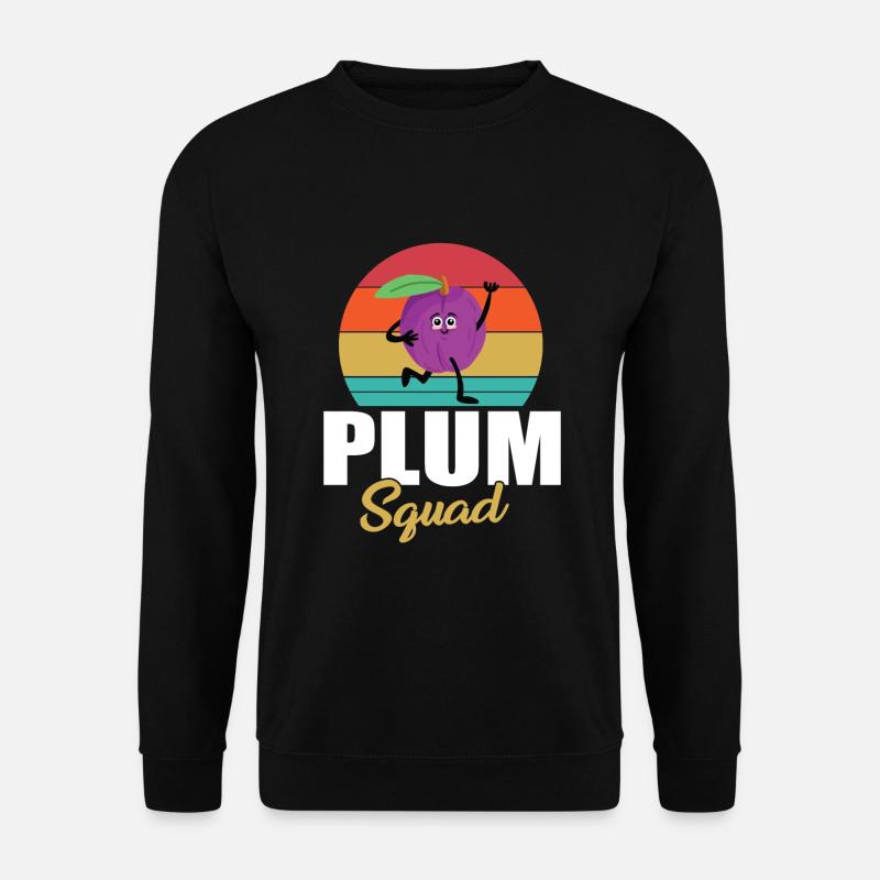 Pflaume Squad - Unisex Pullover - Schwarz