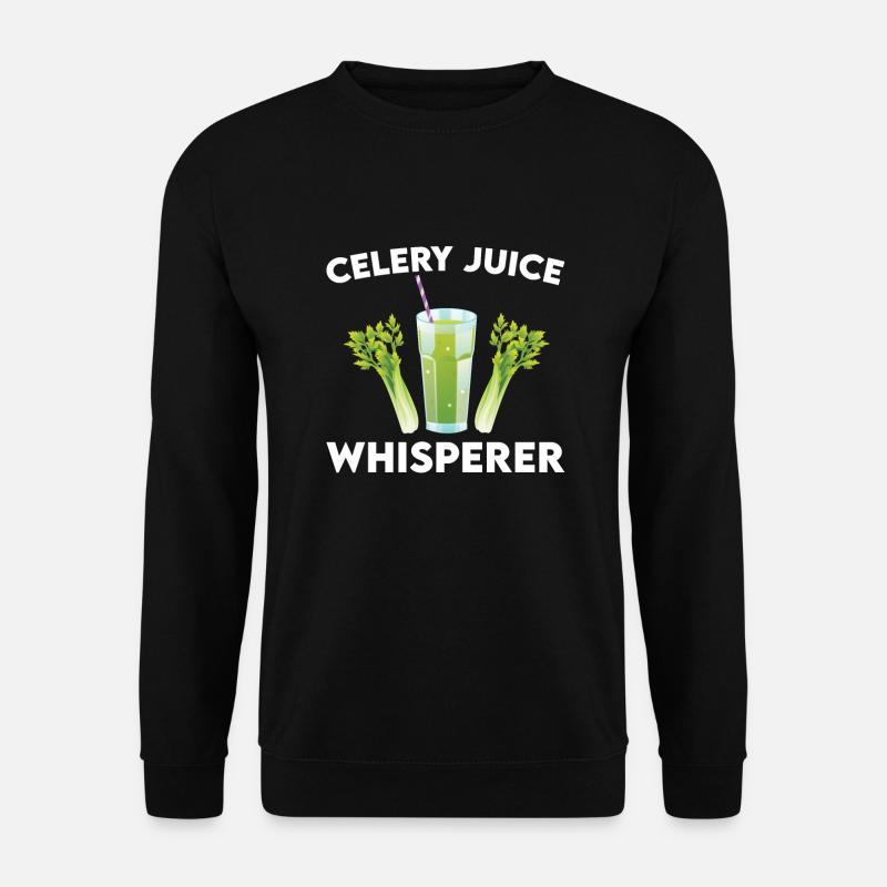 Chuchoteur de jus de céleri - Sweat-shirt Unisexe - noir