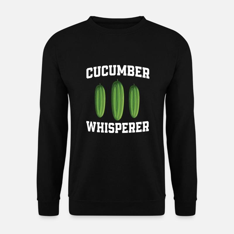 Chuchoteur de concombre - Sweat-shirt Unisexe - noir