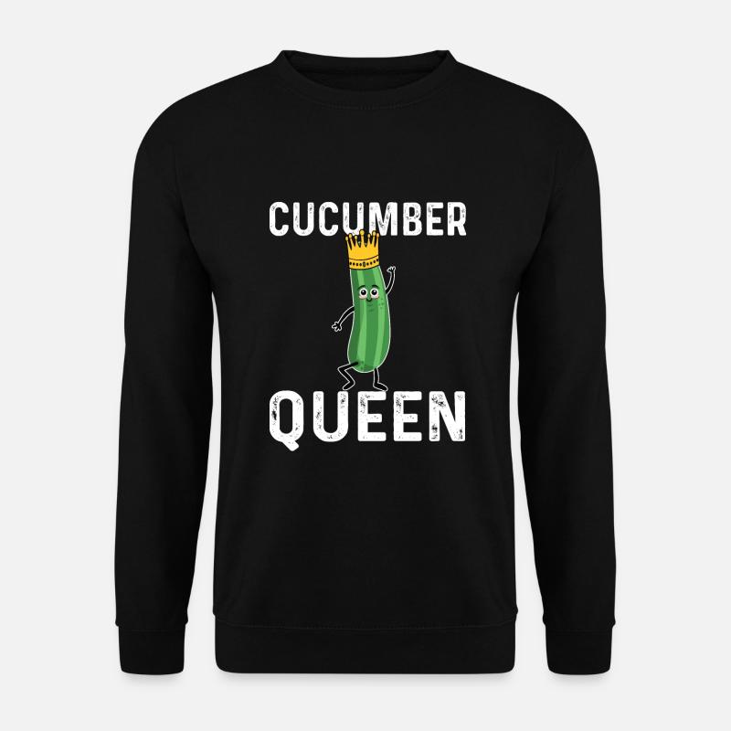 Reine du concombre - Sweat-shirt Unisexe - noir