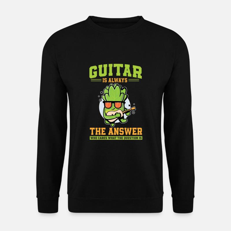 Lettuce Guitar - Unisex Sweatshirt - black