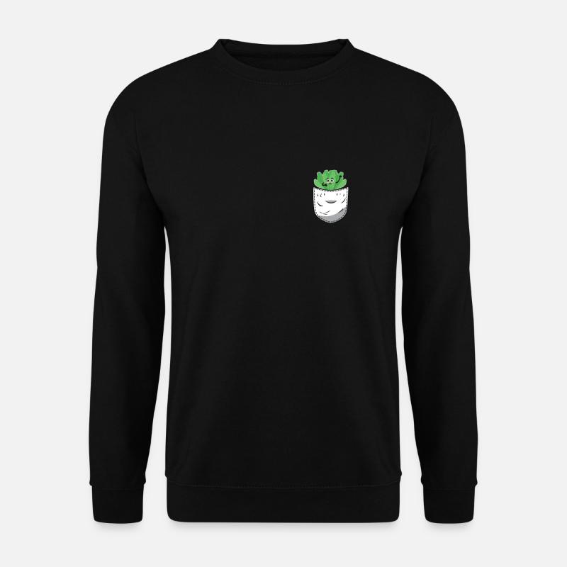 Kopfsalat Hemdtasche - Unisex Pullover - Schwarz