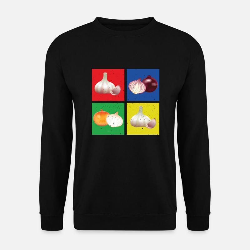 Oignon et ail - Sweat-shirt Unisexe - noir