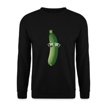 Zucchini Sonnenbrille - Unisex Pullover - Schwarz - Vorne - Alina (178cm) & Michal (187cm)