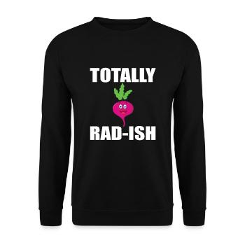 Totally Rad-Ish - Unisex Pullover - Schwarz - Vorne - Alina (178cm) & Michal (187cm)