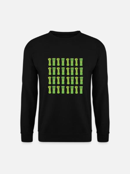 Asparagus T-Shirt - Unisex Sweatshirt - black