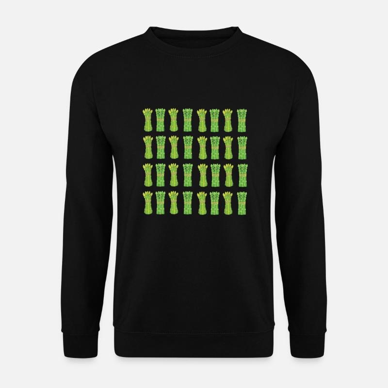 Spargel T-Shirt - Unisex Pullover - Schwarz