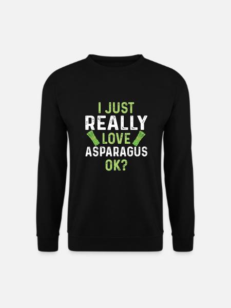 Asparagus Lover T-Shirt - Unisex Sweatshirt - black