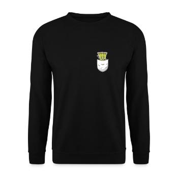 Asparagus Shirt - Unisex Sweatshirt - black - Front - Alina (178cm) & Michal (187cm)