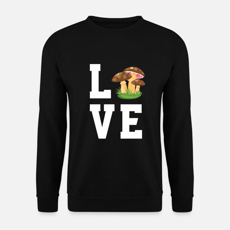 J’adore les champignons - Sweat-shirt Unisexe - noir