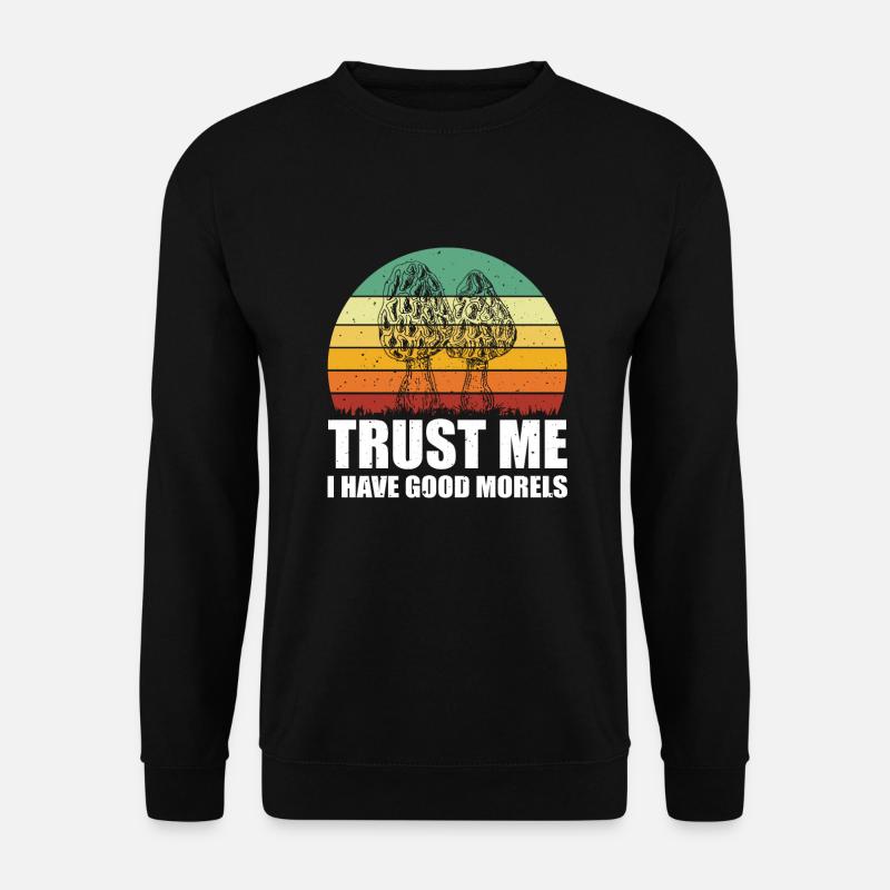Morels Mushroom Picker - Unisex Sweatshirt - black