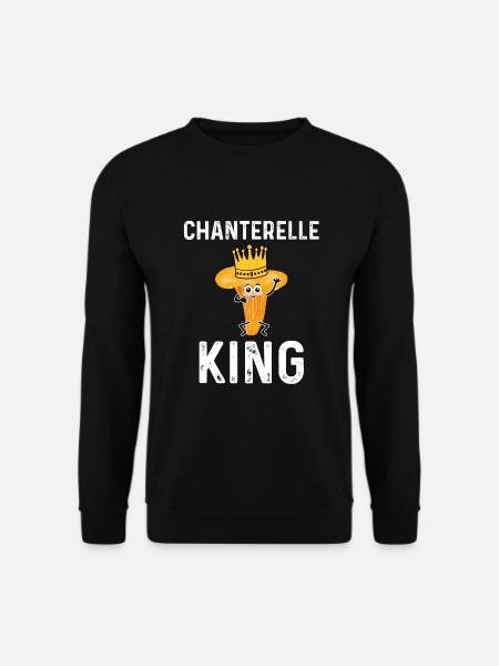 Chanterelle Roi - Sweat-shirt Unisexe - noir