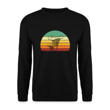 Chemise Chanterelle - Sweat-shirt Unisexe - noir - Devant - Alina (178cm) & Michal (187cm)
