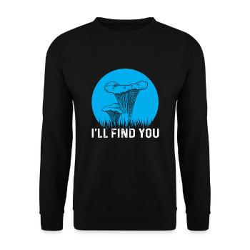Chanterelle Cadeau - Sweat-shirt Unisexe - noir - Devant - Alina (178cm) & Michal (187cm)