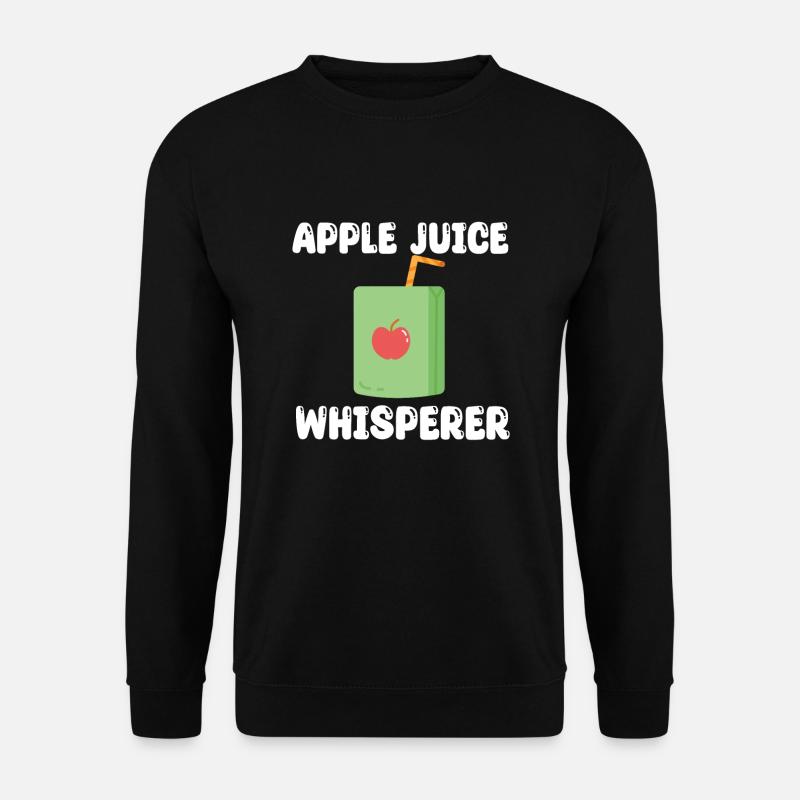Apfelsaft Flüsterer - Unisex Pullover - Schwarz