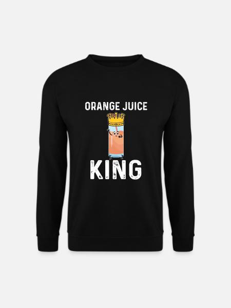 Orange Juice King - Unisex Sweatshirt - black