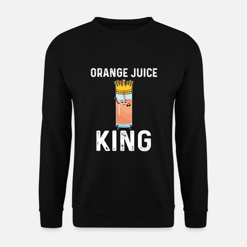Orange Juice King - Unisex Sweatshirt - black