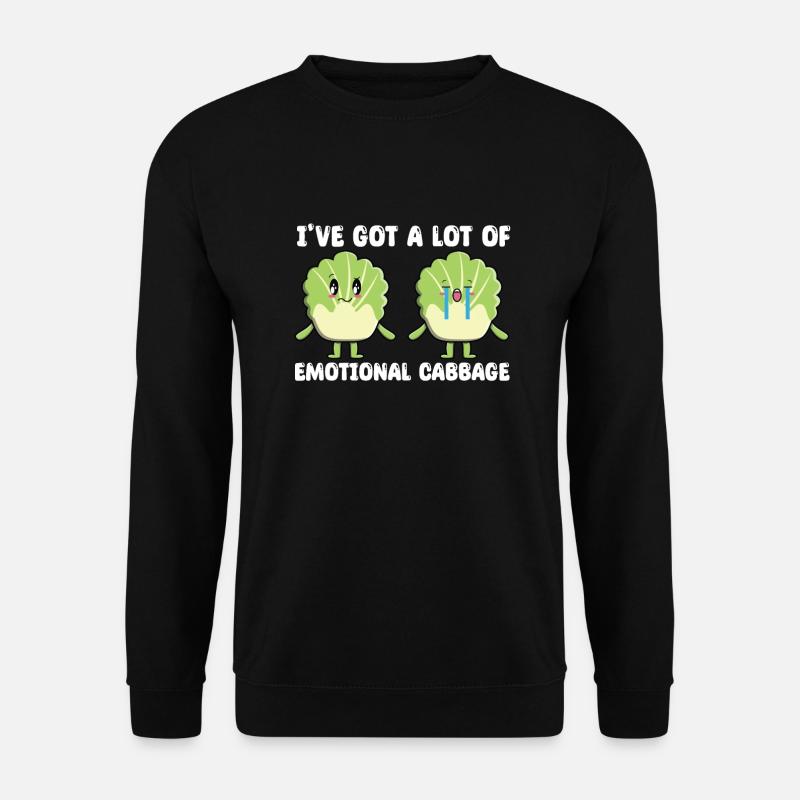 Funny Cabbage Gift - Unisex Sweatshirt - black