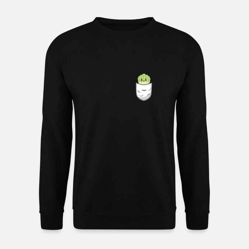 Cabbage Chest Pocket - Unisex Sweatshirt - black