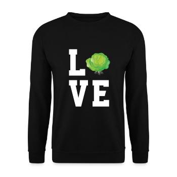 Dear Cabbage - Unisex Sweatshirt - black - Front - Alina (178cm) & Michal (187cm)