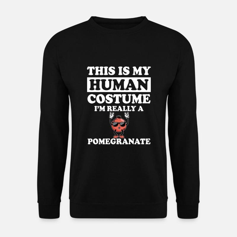Granatapfel Spruch - Unisex Pullover - Schwarz