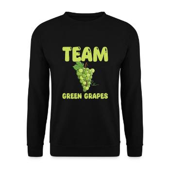 Équipe Green Grapes - Sweat-shirt Unisexe - noir - Devant - Alina (178cm) & Michal (187cm)